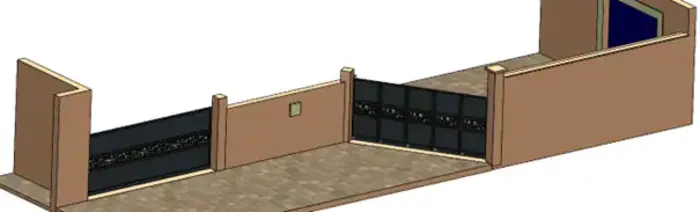 Projet de réalisation d'un portail sectionnel motorisé en BFT